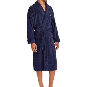 Big Pony Cotton Terry Robe Ralph Lauren